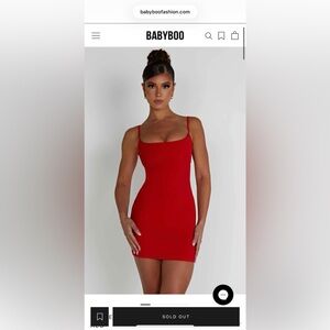Babyboo Red Mini Dress